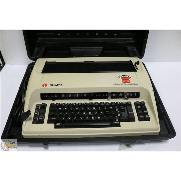 VINTAGE OLYMPIA ELECTRONIC TYPEWRITER