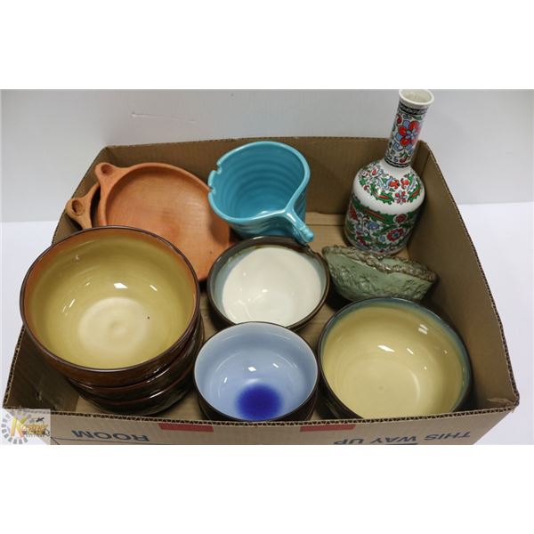 ASSORTED POTTERY LOT