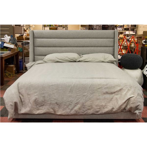 SHOWHOME KINGSIZE BED WITH FRAME AND MATTRESS