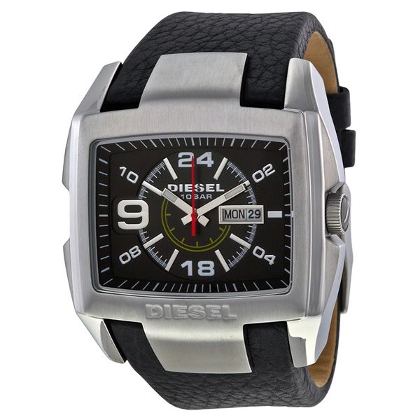 NEW DIESEL GUNMETAL TONE 50MM MSRP $219 WATCH