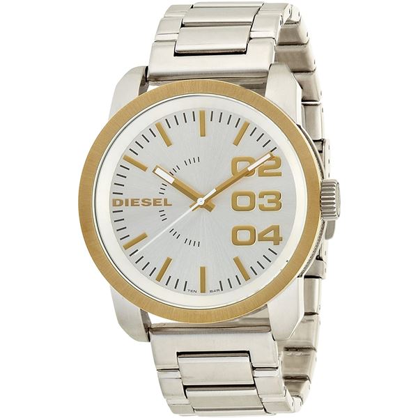 NEW DIESEL 46MM TWO TONE ST. STEEL WATCH MSRP $299
