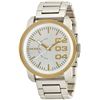 Image 1 : NEW DIESEL 46MM TWO TONE ST. STEEL WATCH MSRP $299