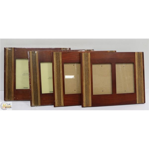 "PIER 1" ASSORTED LOT OF 4" X 6" PICTURE FRAME