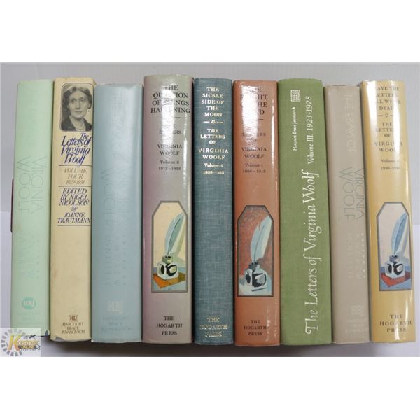 VINTAGE "VIRGINIA WOLF" HARDCOVER BOOKS- SET OF