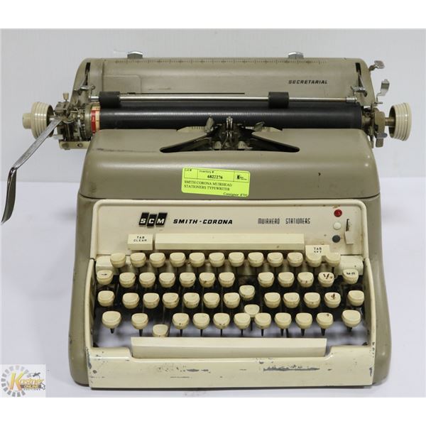 SMITH CORONA MUIRHEAD STATIONERS TYPEWRITER