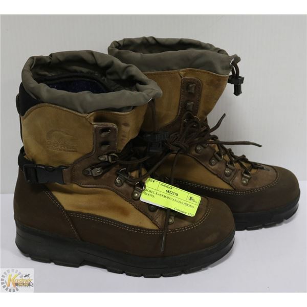 SOREL KAUFMAN CANADA HIKING BOOTS-