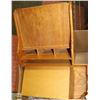 Image 1 : WOOD STORAGE ORGANIZERS- BOX LOT