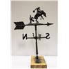 Image 1 : WEATHER VANE ON WOOD BASE