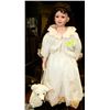 Image 1 : 3 FT TALL PORCELAIN REAL LIFE DOLL W/BEAR $450 NEW