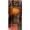 Image 1 : ANTIQUE SMOKING TABLE 1930'S WALNUT W/ DOOR
