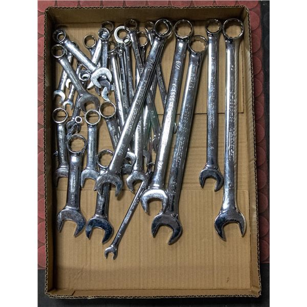 MASTERCRAFT IMPERIAL HAND WRENCHES. 30 PCS.
