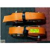 Image 1 : LOT OF TWO 2" RACHET STRAPS