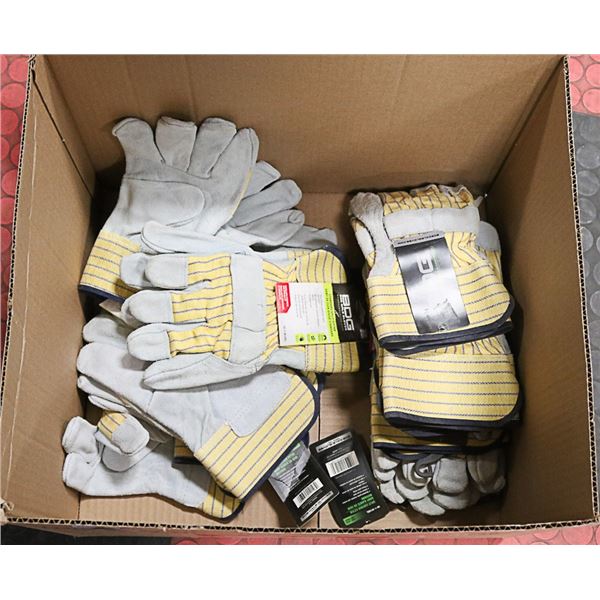BOX OF ASSORTED WORK GLOVES