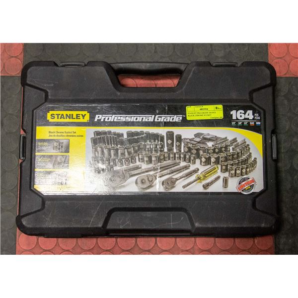 STANLEY PRO-GRADE 164 PCS BLACK CHROME SOCKET