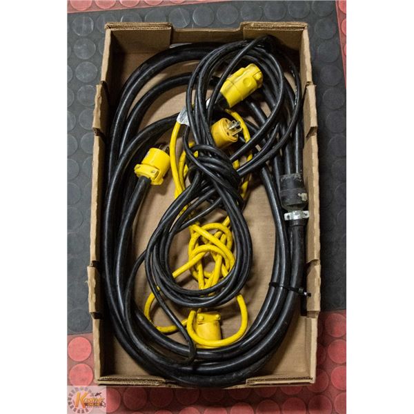 LOT OF 3 HEAVY DUTY EXTENSION CORDS