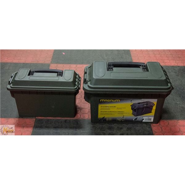 TWO MAGNUM AMMO CASES.