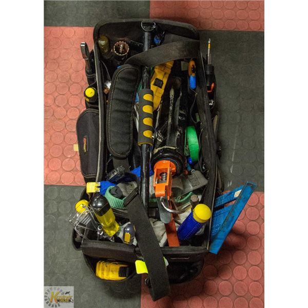 KUNYS HEAVY DUTY METAL FRAME CANVAS TOOL BAG