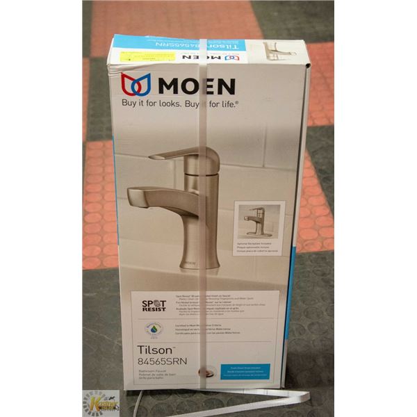 NEW SEALED MOEN TILSON BATHROOM FAUCET