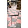 Image 1 : CHROME STORE SIGN HOLDER 28.5" X 22.5" APPROX.