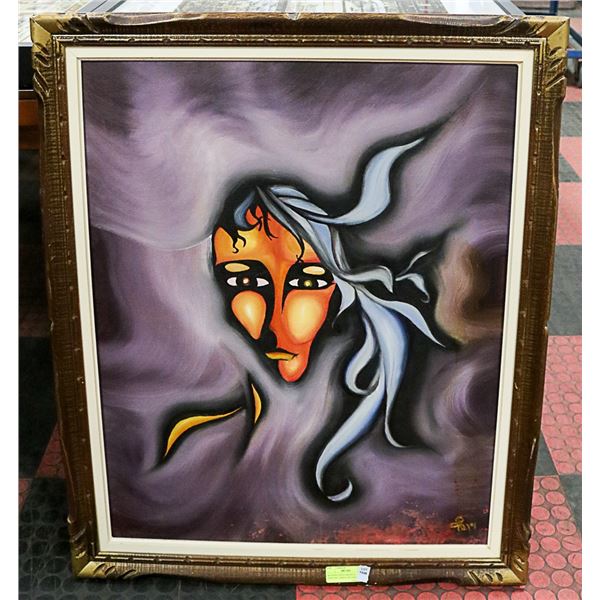 MOTHER EARTH ORIGINAL OIL PAINTING 28 X 32