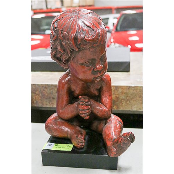 AUSTIN ORIGINAL CHILD STATUE SIGNED