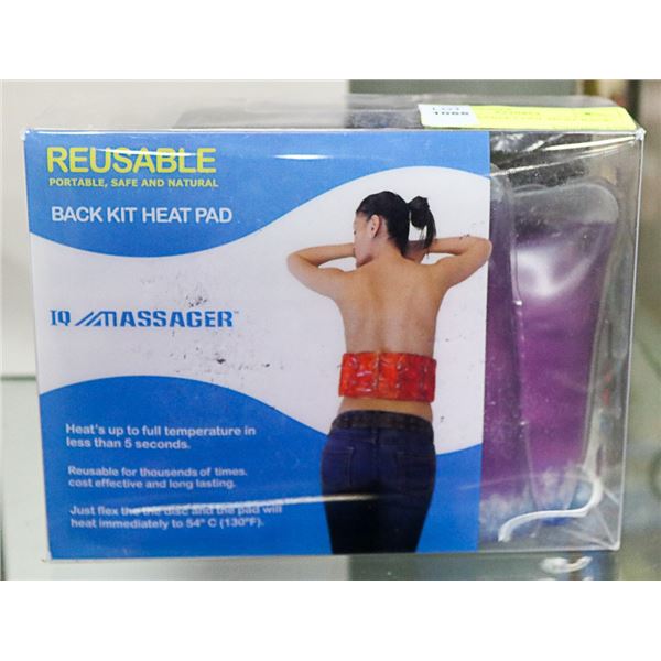 NEW REUSABLE COOL HEAT BACK PAD KIT