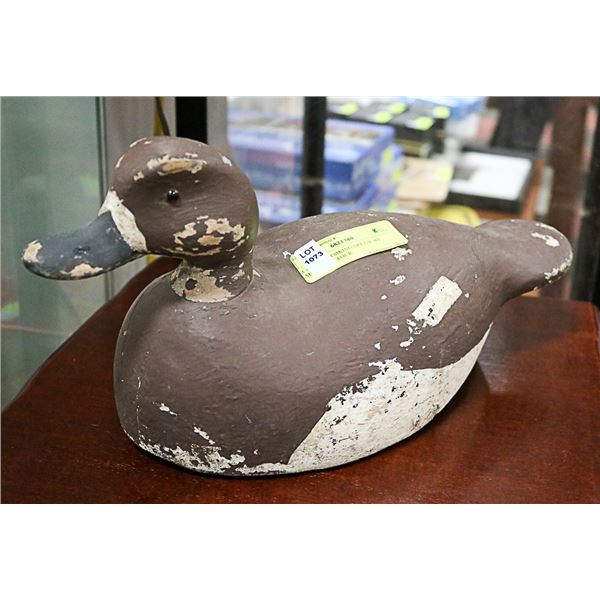 CARVED WORKING DECOY BY MARCEL DUFOUR