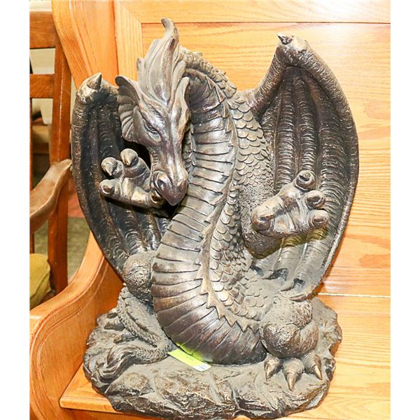 DRAGON STATUE 21" INCHES APPROX.