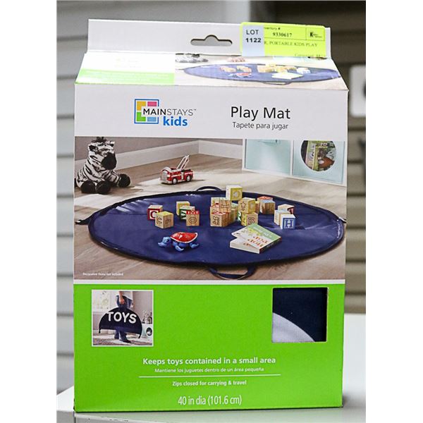 CIRCULAR, PORTABLE KIDS PLAY MAT