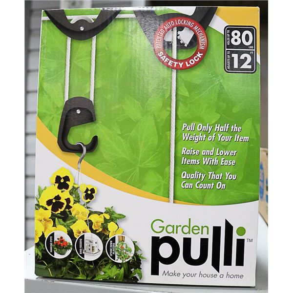 NEW 80LBS GARDEN PULLI SYSTEM