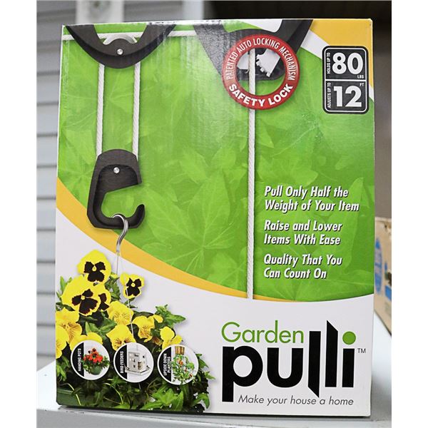 NEW 80LBS GARDEN PULLI SYSTEM