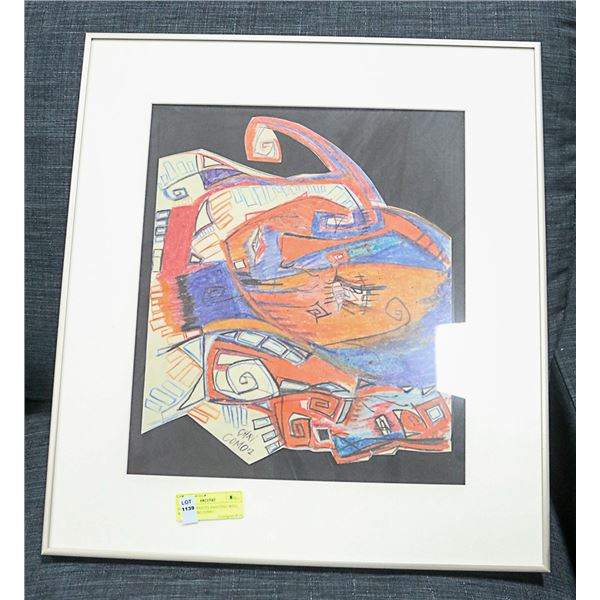 ORIGINAL PASTEL PAINTING WELL KNOWN CHRI COMO