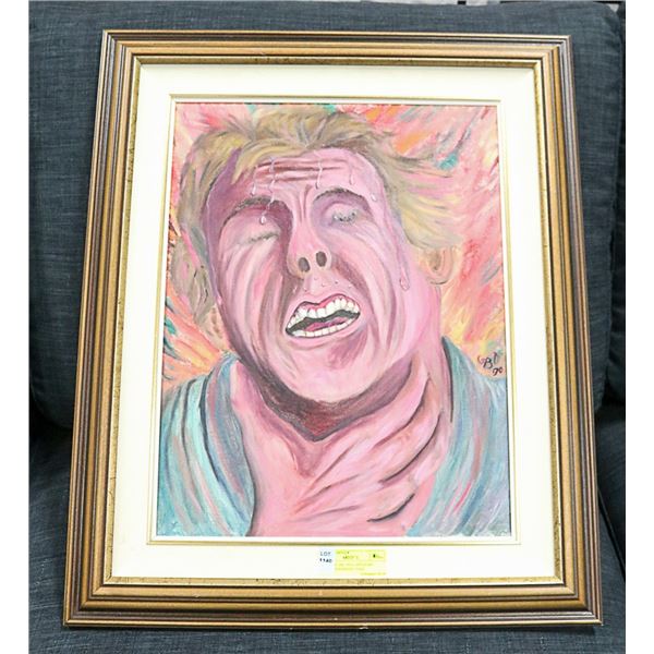 ORIGINAL OIL ON CANVAS BY GISELE DESJARDIN 21X25