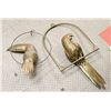 Image 1 : COPPER COLORED PARROT HANGER