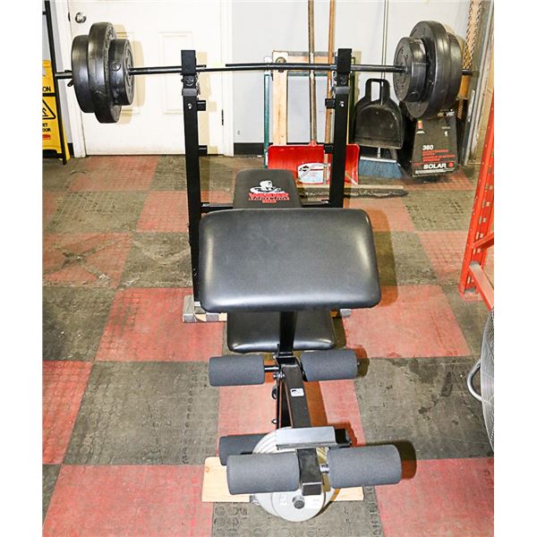 WEIDER TRAINING SYSTEM WEIGHT BENCH