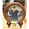 Image 1 : NORMAN ROCKWELL COLLECTORS PLATE FRAMED