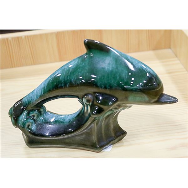 VINTAGE  BLUE MOUNTAIN POTTERY DOLPHIN