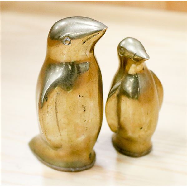 VINTAGE BRASS PENGUINS