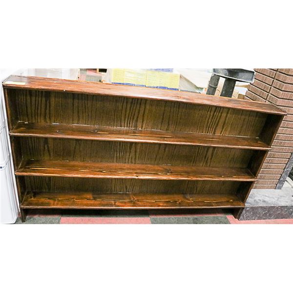 WOODEN SHELF/DISPLAY STAND 49" X 28" APPROX.