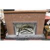 Image 1 : PORTABLE FIREPLACE 60" INCHESX45.5" INCHES APPROX