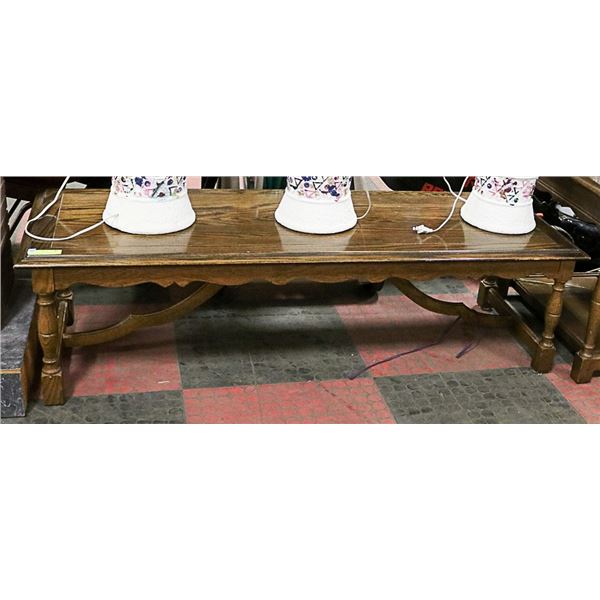 COFFEE TABLE WITH MATCHING SIDE TABLE