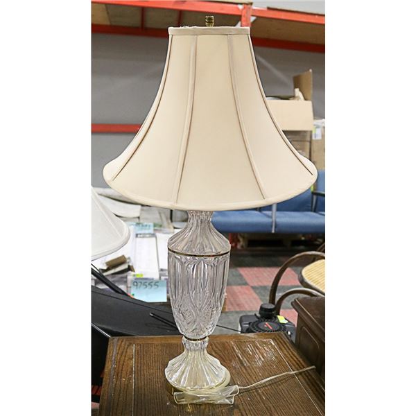 TRANSLUCENT SIDE TABLE LAMP