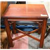 Image 1 : WOODEN SIDE TABLE 21" INCHES  X 19.5" INCHES