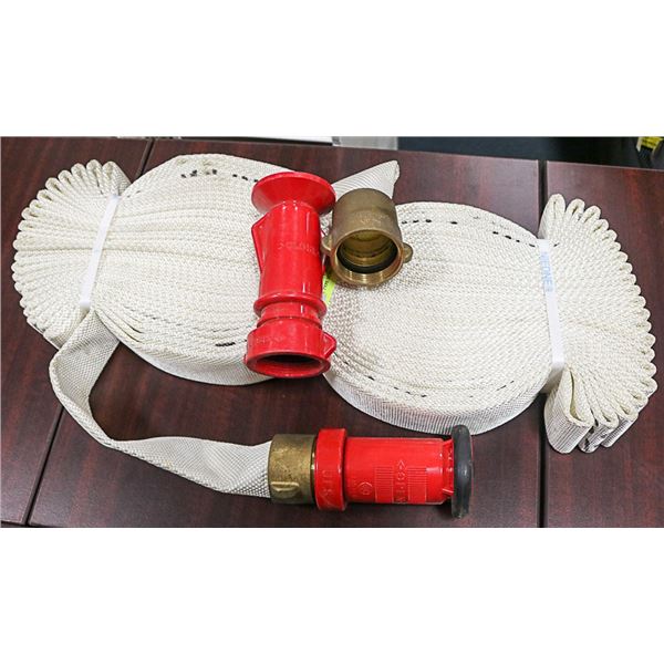 FOLDED 1/2 INCH PORTABLE FIREHOSE TYPE HOSE
