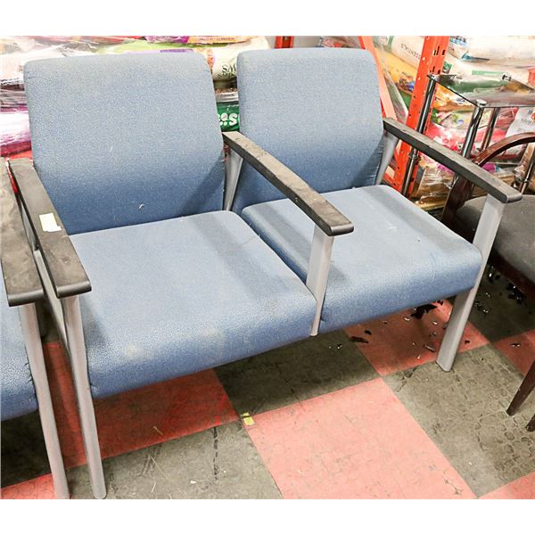 2 SEAT OFFICE STYLE SEATING