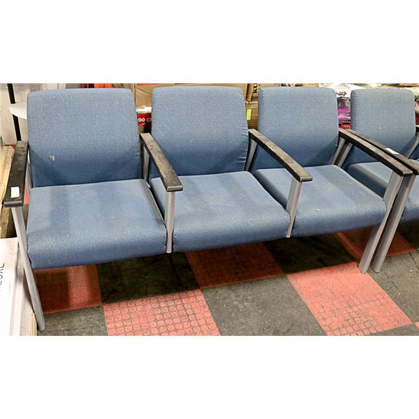 3 SEAT OFFICE STYLE SEATING