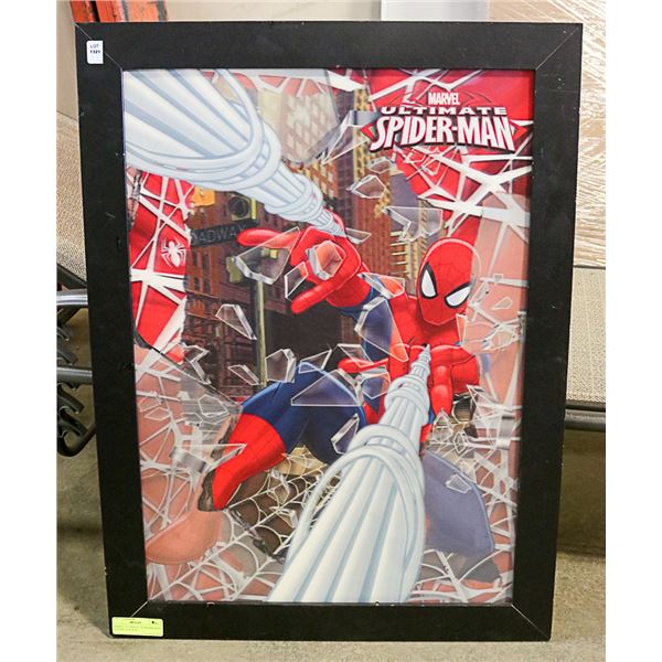 MARVEL ULTIMATE  3D SPIDER-MAN PICTURE 22 X 30 IN