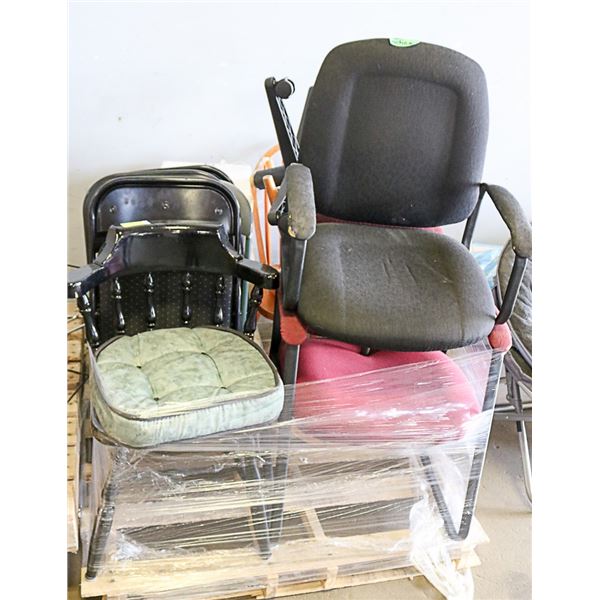PALLET OF CHAIRS