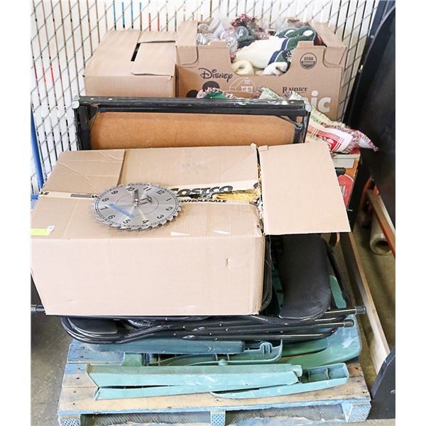 PALLET OF MSCELLANEOUS HOUSEHOLD GOODS