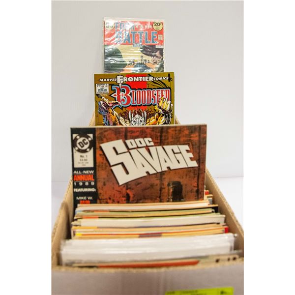 LONG BOX OF ASSORTED COMICS